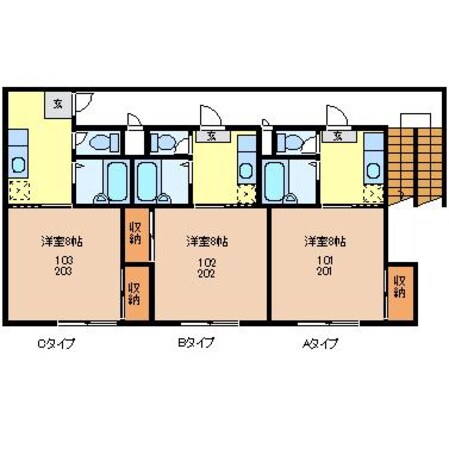 南富山駅前駅 徒歩15分 1階の物件間取画像